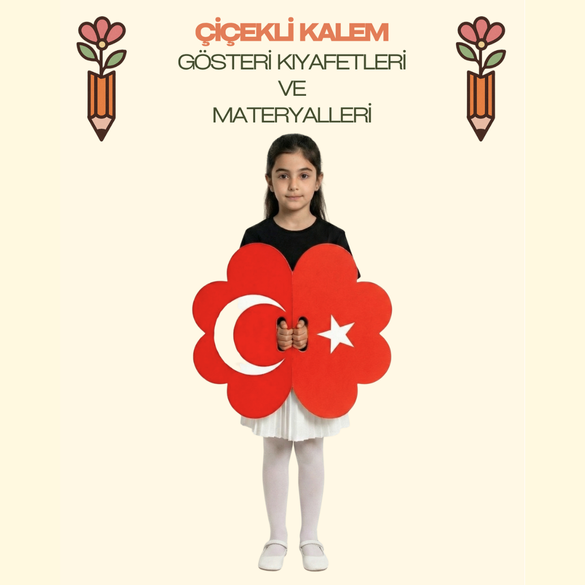 ÇİÇEK BAYRAK GÖSTERİ PLAKASI
